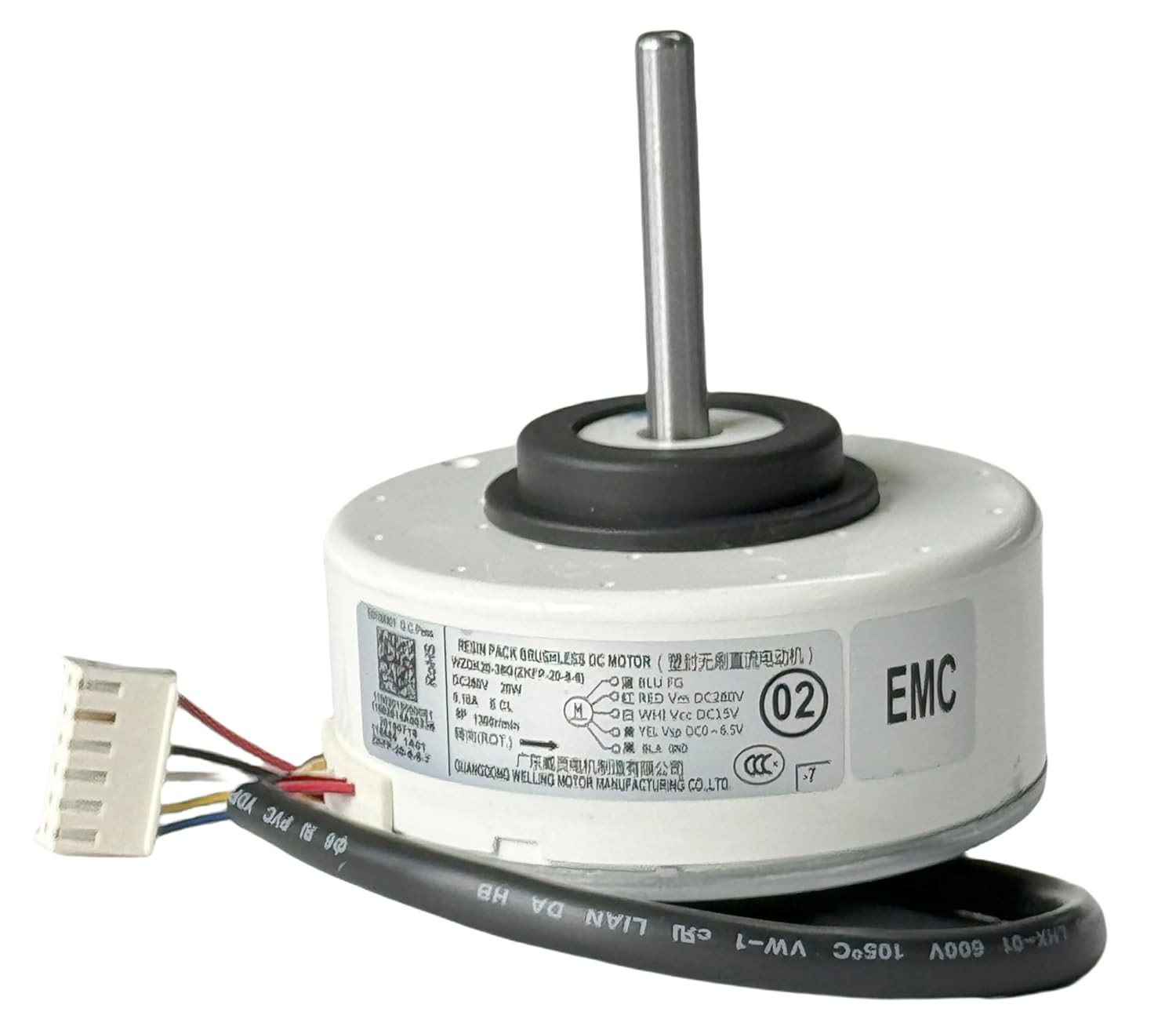 20W DC Brushless Fan Motor OEM WZDK20-38G ZKFP-20-8-6 Air Conditioning Motor
