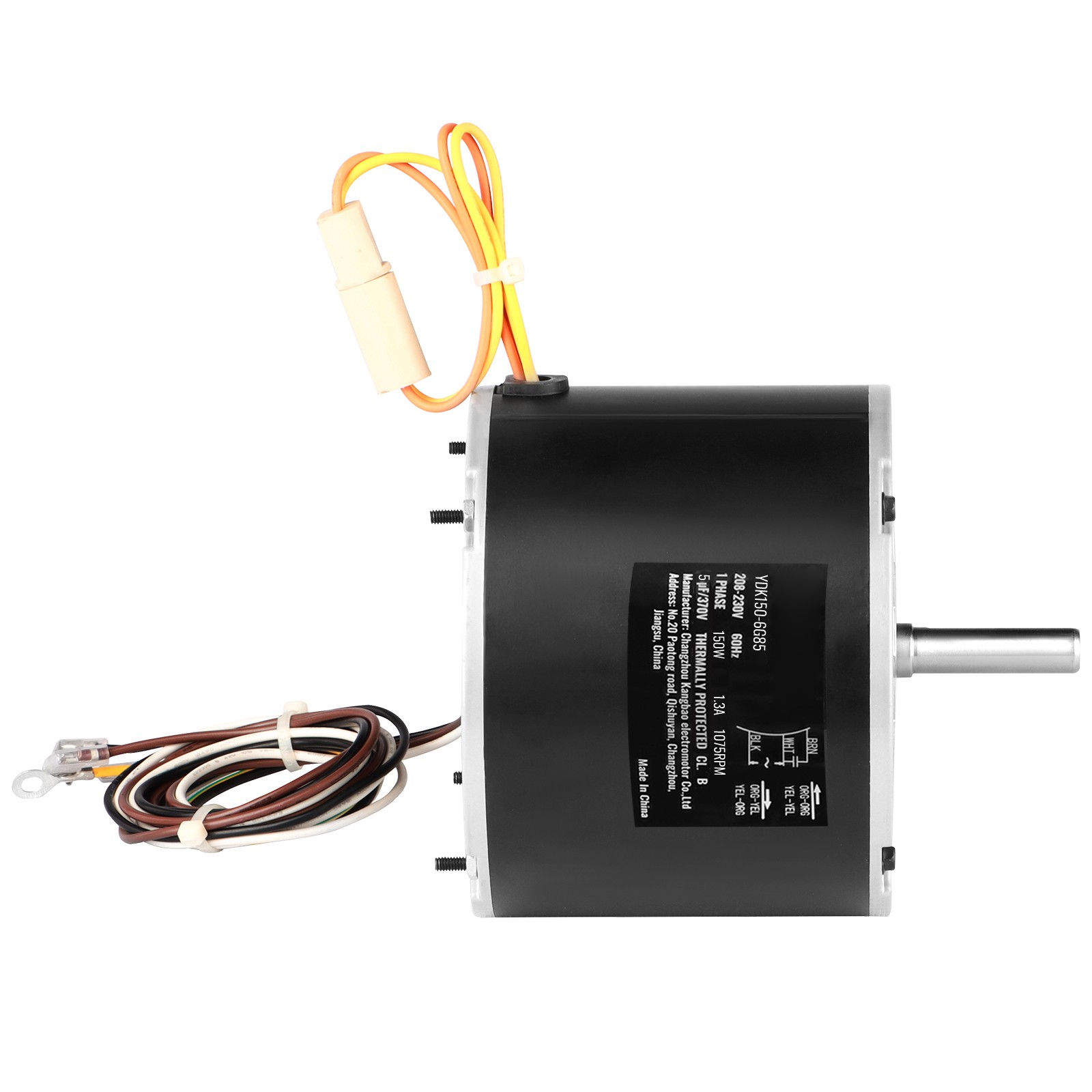 Uimoso 1/5HP Condenser Fan Motor 1075RPM 1.3A 208-230V K55HXJKL-2918
