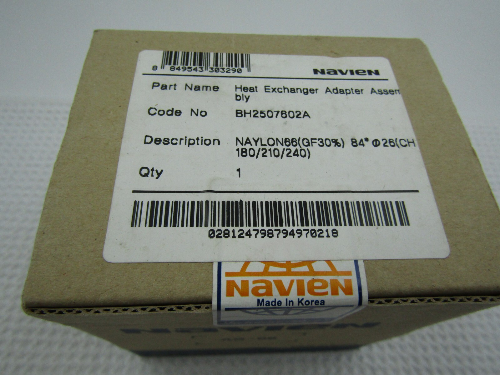 Navien Heat Exchanger Adapter Assembly BH2507802A