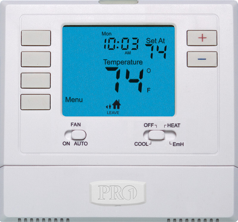 Case of (10) T725 PRO1 IAQ Single Stage 2H / 1C HP Thermostat Programmable