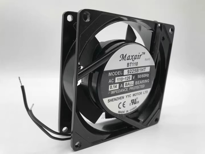 Maxair BT110 9225B1HT AC110-120V 0.14A 92*25MM Axial Cooling Fan