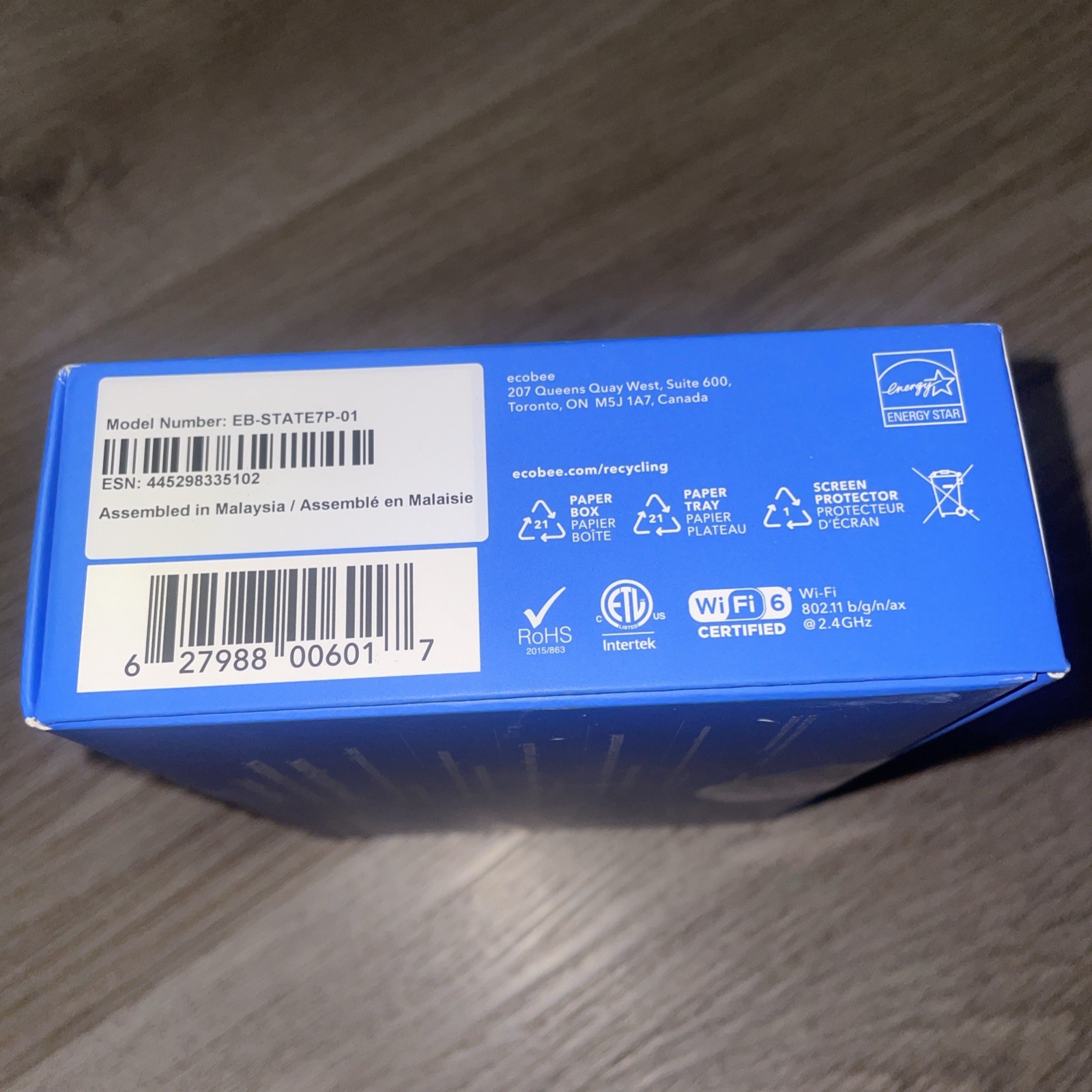 Ecobee Smart WiFi Thermostat Lite EB-STATE7P-01