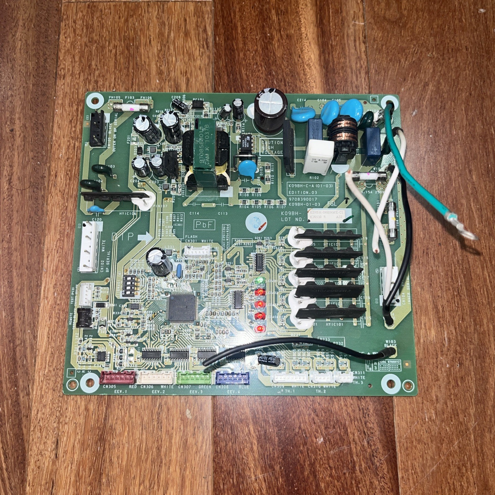 FUJITSU Mini Split Head K09BH-0900HME-C1 CONTROL PCB K09BH-01-03 9708390017