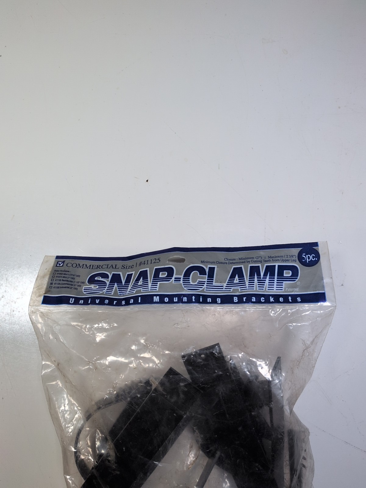 THERMO MANUFACTURING SNAP CLAMP # 41118 MOUNTING BRACKET 2 3/8″ OD 5 pcs NOS