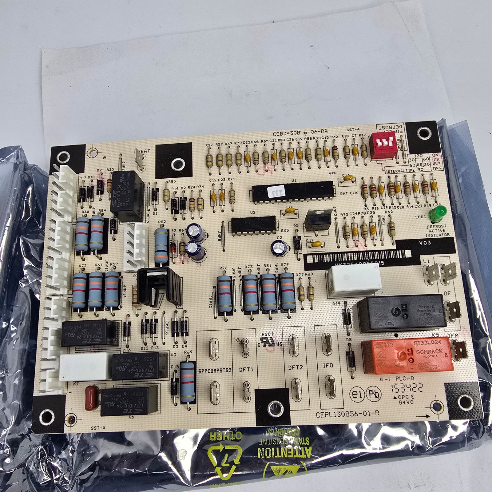 Carrier HK32EA005 Defrost Control Circuit Board HVAC