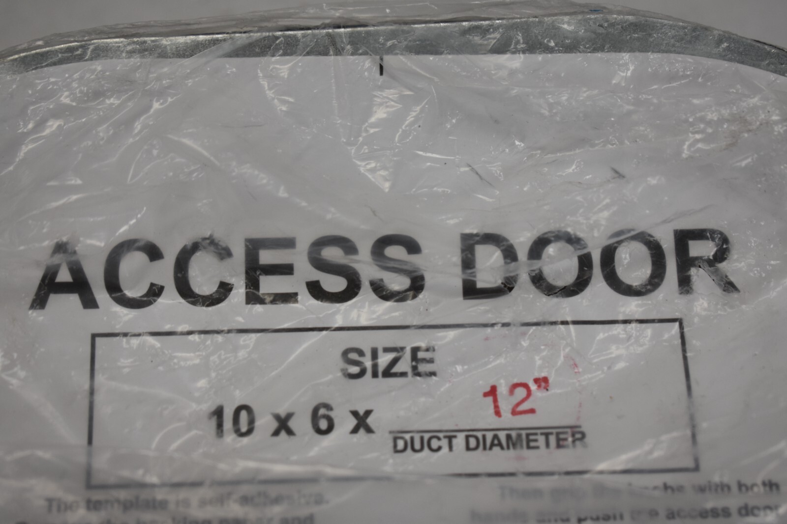 Ruskin Damper & Louver 146017 Curved Steel Access Door 10″ x 6″ for 12″ Ducts