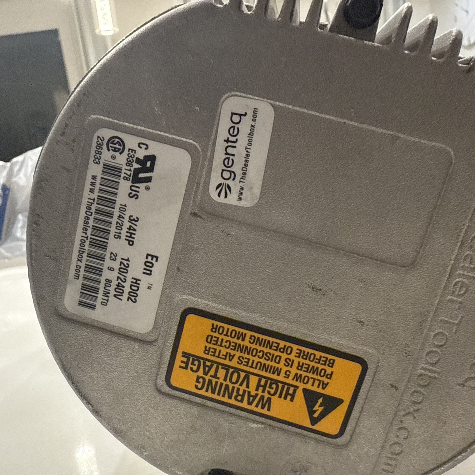 Genteq ECM Blower Motor HD02 3/4HP HD46AR223 5SEA39RL (M36)