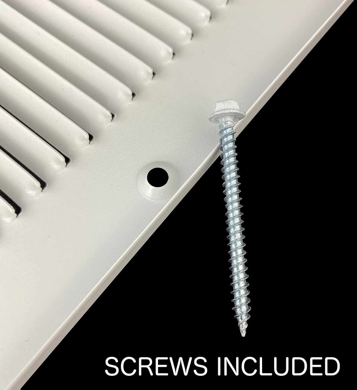 12×12 Steel HVAC Return Air Grille White Ceiling Wall Vent Cover