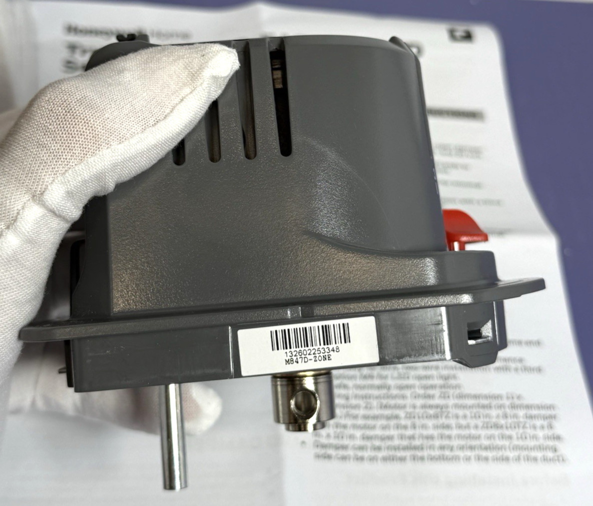 Honeywell Home M847D-Zone Damper Actuator Operator 24V