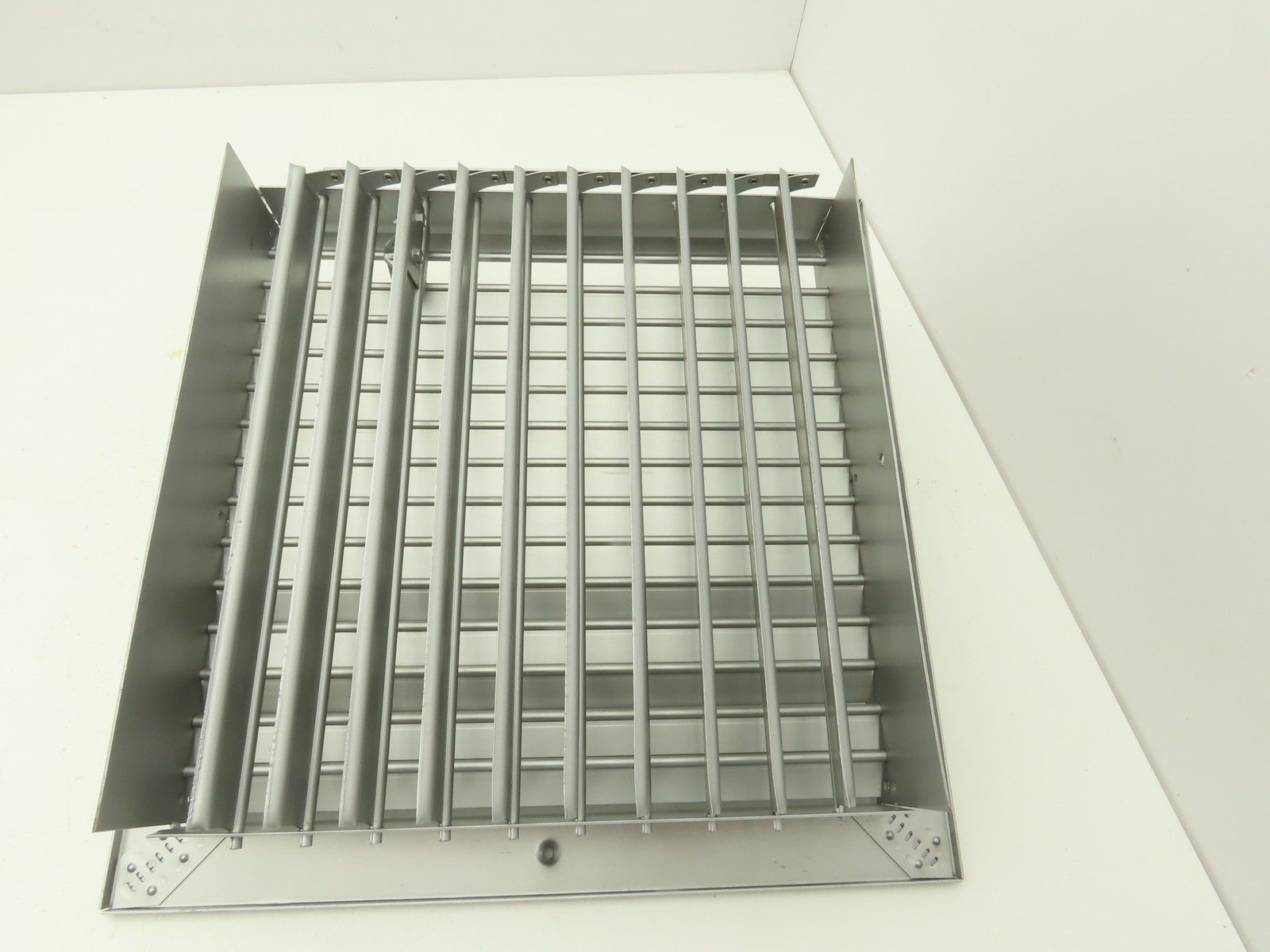 Manual Adjustable Louver Ventilation Duct Damper 12″x12″ 2 Way Control 1 Lever
