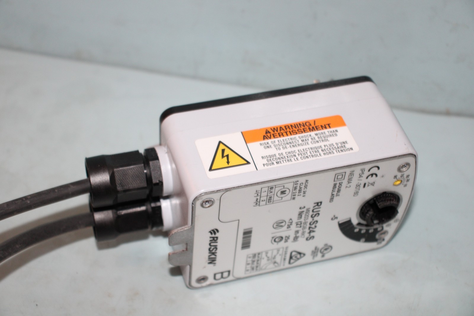 Ruskin RUS-S24-S M9203-BGB-RK7 Control Damper Actuator 3Nm 27in-lb “NEW”