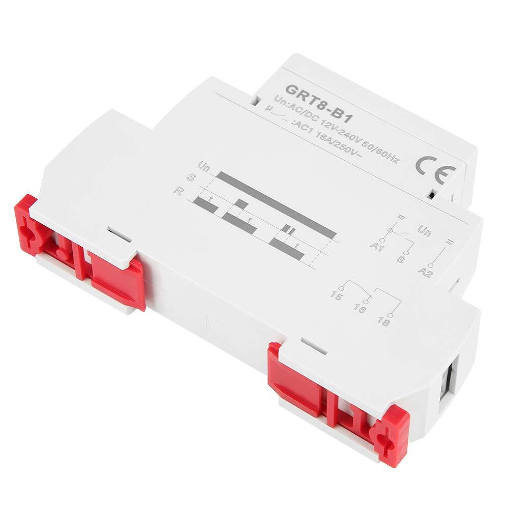 AC/DC 12-240V Timer Relay Delay Off Time Relay GRT8-B1 Mini Power Off Delay T…