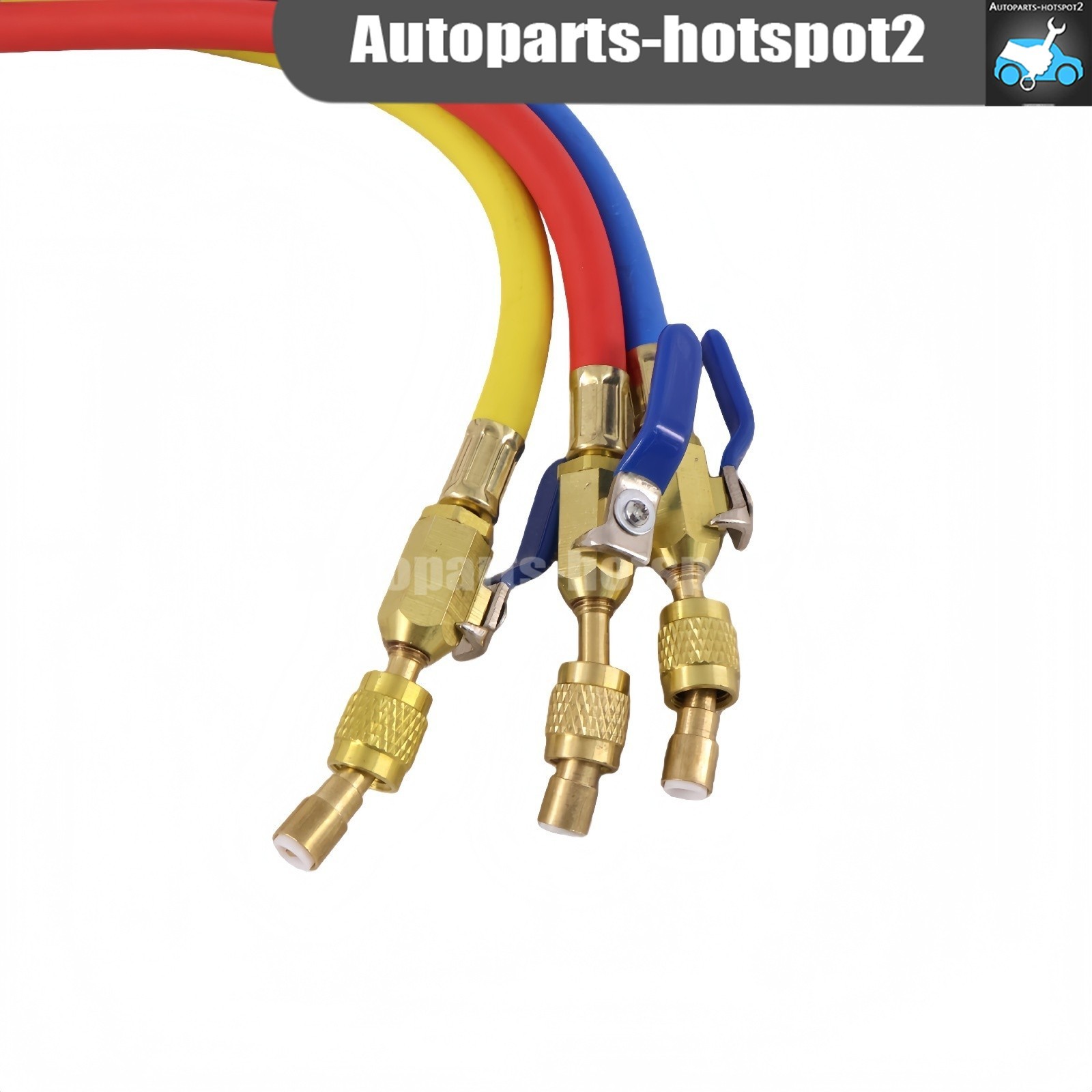 NEW For 29986 Plus II 72″ HVAC Charging Hose Set 1/4″ (3-Pack)