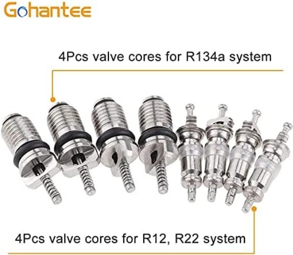 17-Piece Universal A/C Valve Core Kit – R134A & R12 Tools for Efficient Repairs
