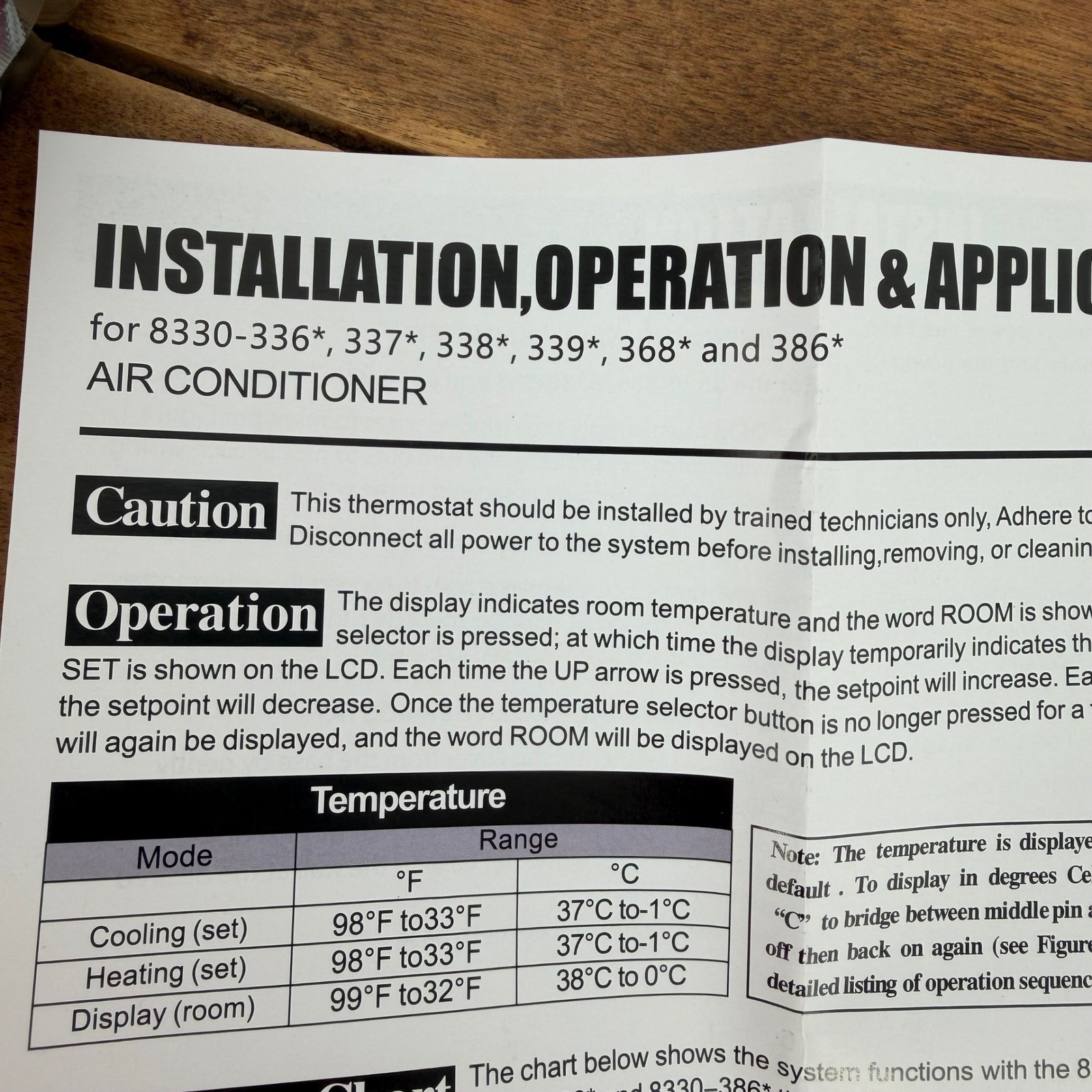 Digital RV Thermostat Replacement for Coleman Mach 8330-3862 8330-3362 Heat/Cool