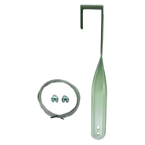 Mounting Bracket For Fan, 15 in H x 2 in L x 1-7/8 in W, Non-Oscillating, Powder