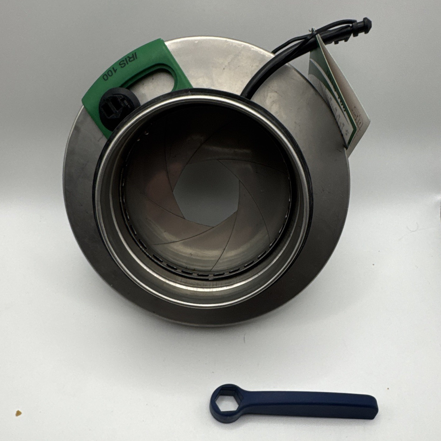 IRIS 100 Round Metal HVAC Ventilation Duct Damper w/ Adjustment Key