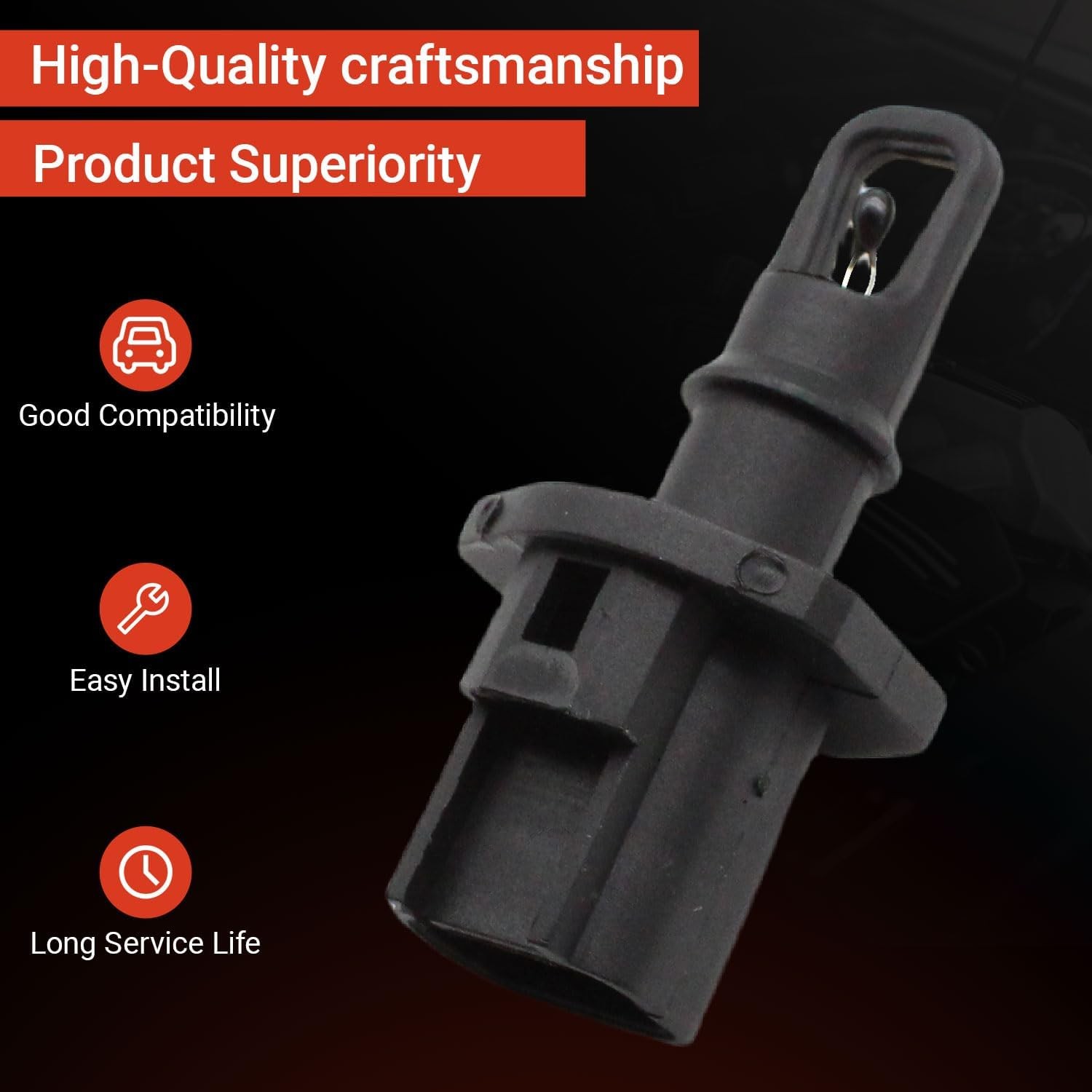 Intake Air Charge Temperature Sensor IAT Compatible with Ford Lincoln Mazda