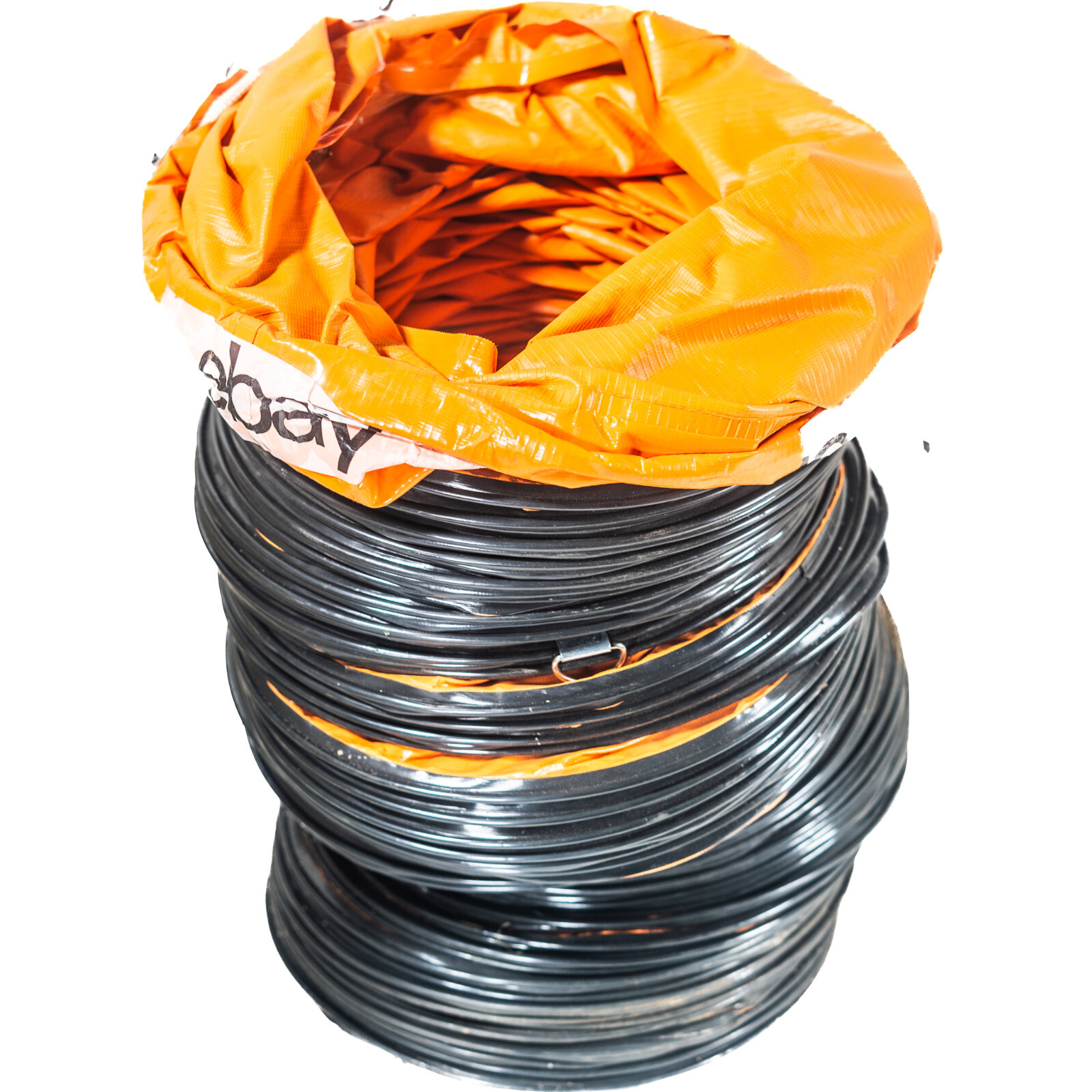 10″ Inch Diameter 25 Feet Flexible Ducting Steel Wire PVC Fabric Air Duct 25FT