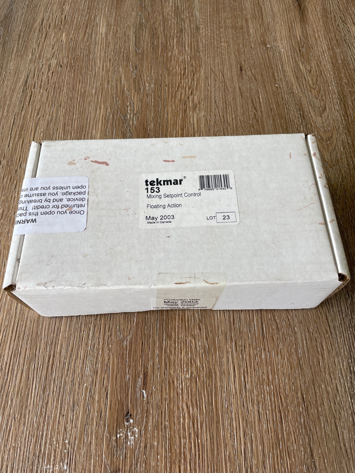 Tekmar 153 Mixing Setpoint Control Floating Action never used and original box
