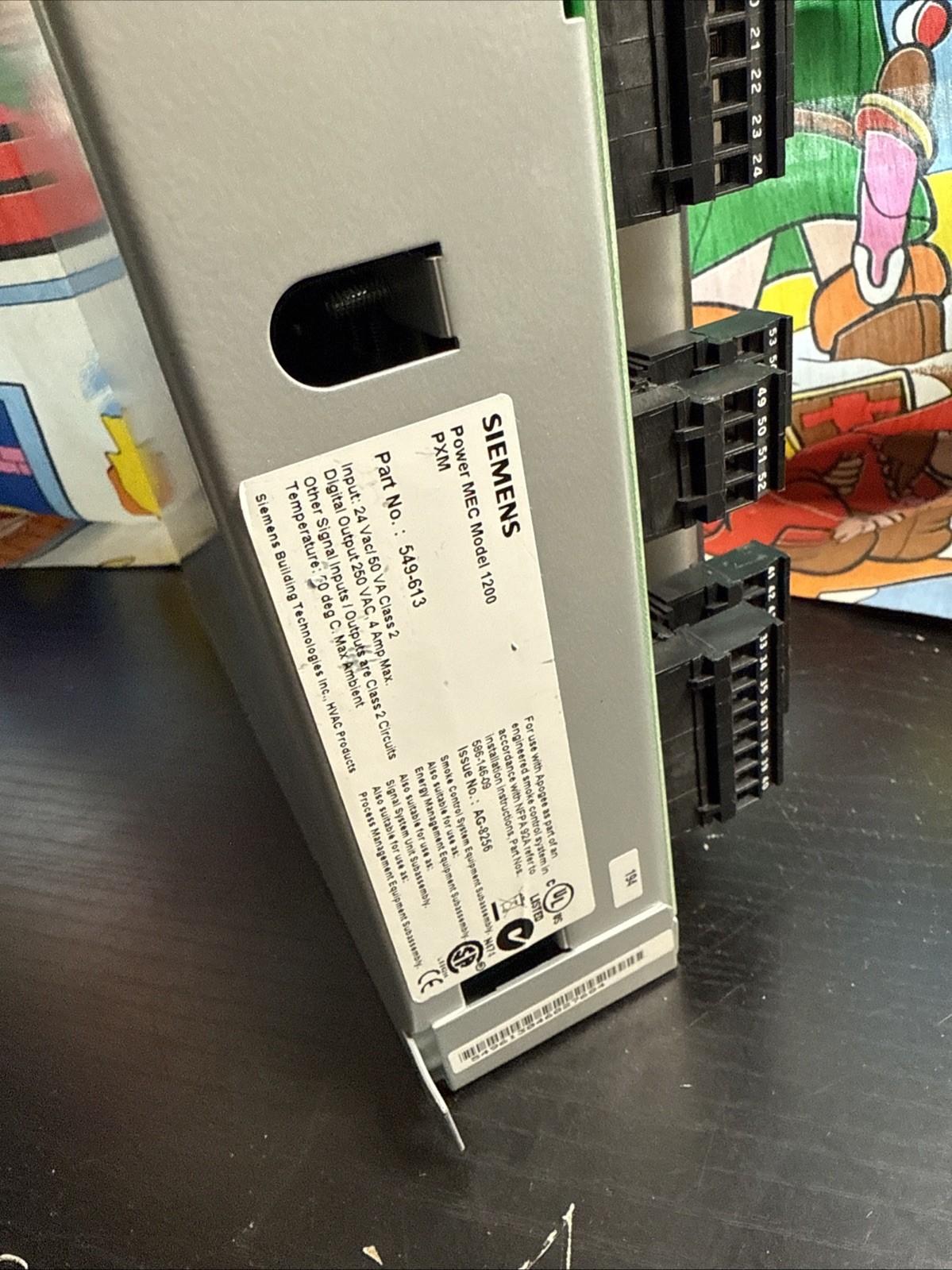 Siemens Apogee Mechanical Equipment Controller MEC Series 1200 PXM 549-613
