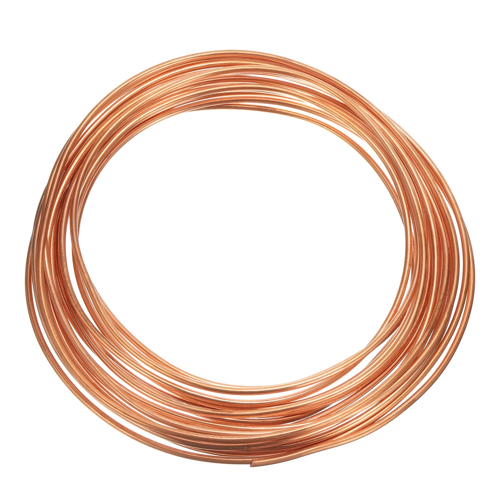 Copper Tube 1/8” OD x 24.6Ft Refrigeration Flexible Pipe Seamless Hollow