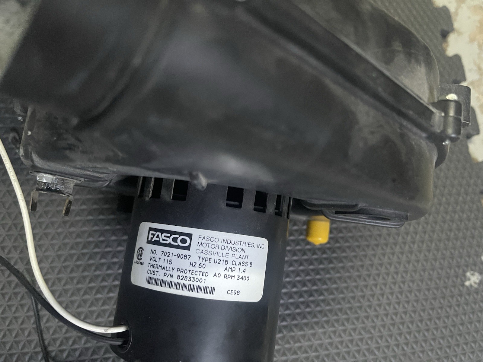 GOODMAN FURNACE DRAFT INDUCER #7021-9087