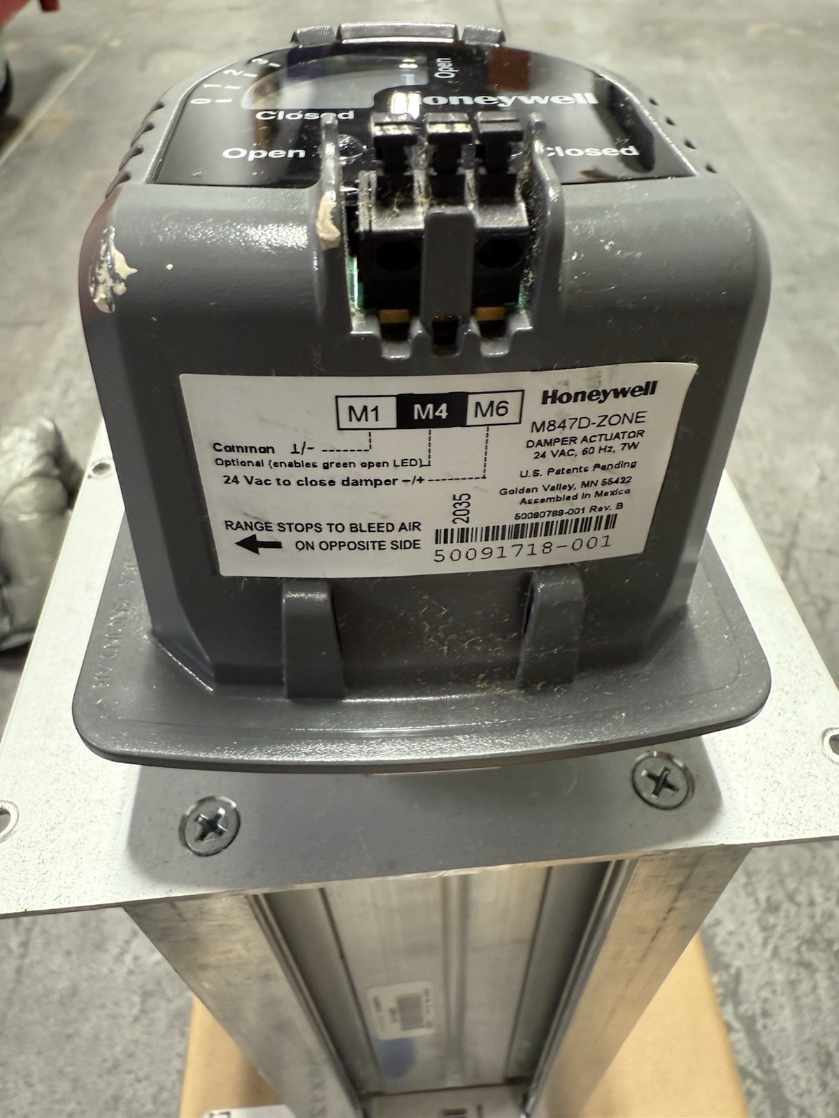 Honeywell DAMPSL08X12-B 24V Damper