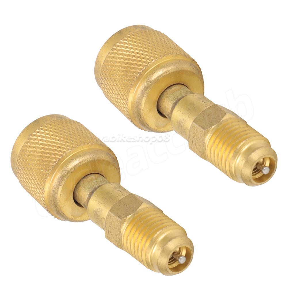 HVAC R32 Reverse Thread 1/4” Female, 1/4” Male Adapter For A2L R454B/R32 Tanks