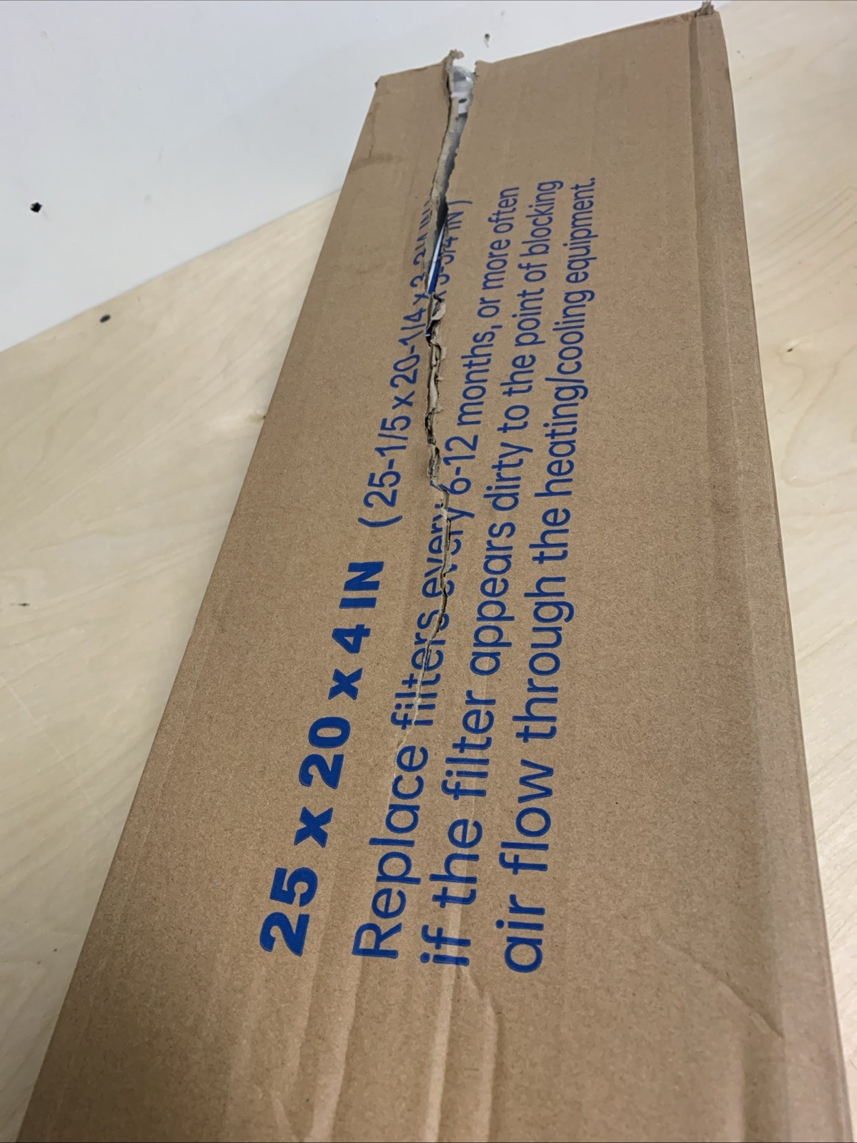 New MERV 13 Air Filter 20x25x4 Replacement HVAC Filter Box of 2 New