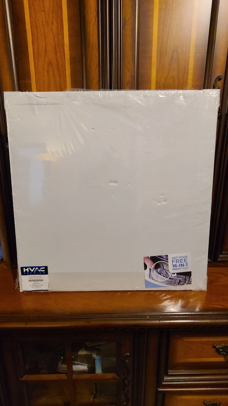 HVAC Premium Aluminum Return Grille 20″x20″ with Easy Air Flow Linear Bar Filter