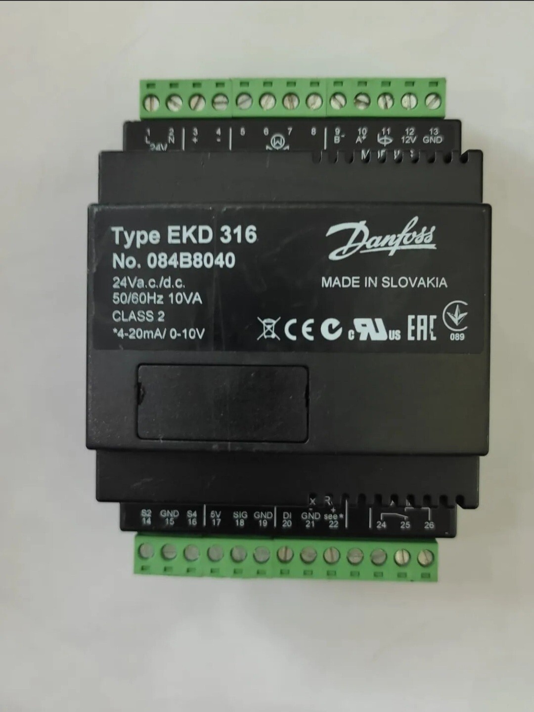 Danfoss EKD 316 Programmable Superheat Controller