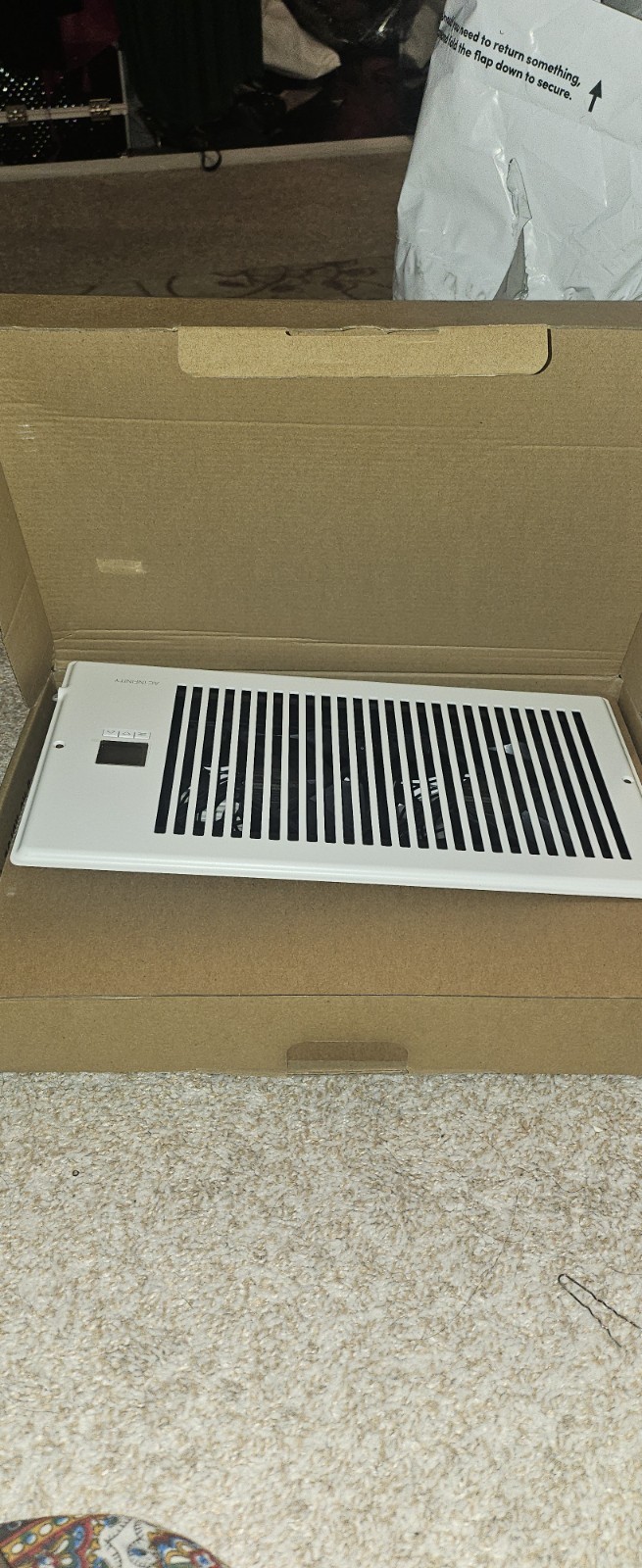 AC Infinity Airtap T6 Booster Fan / White / 6 X 12 / NEW (AC-RBF62-W) New