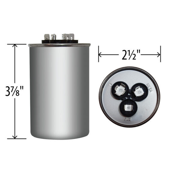 55/10 uf MFD 370 440 VAC Run Capacitor replaces GE Genteq Capcom C35510R C45510R