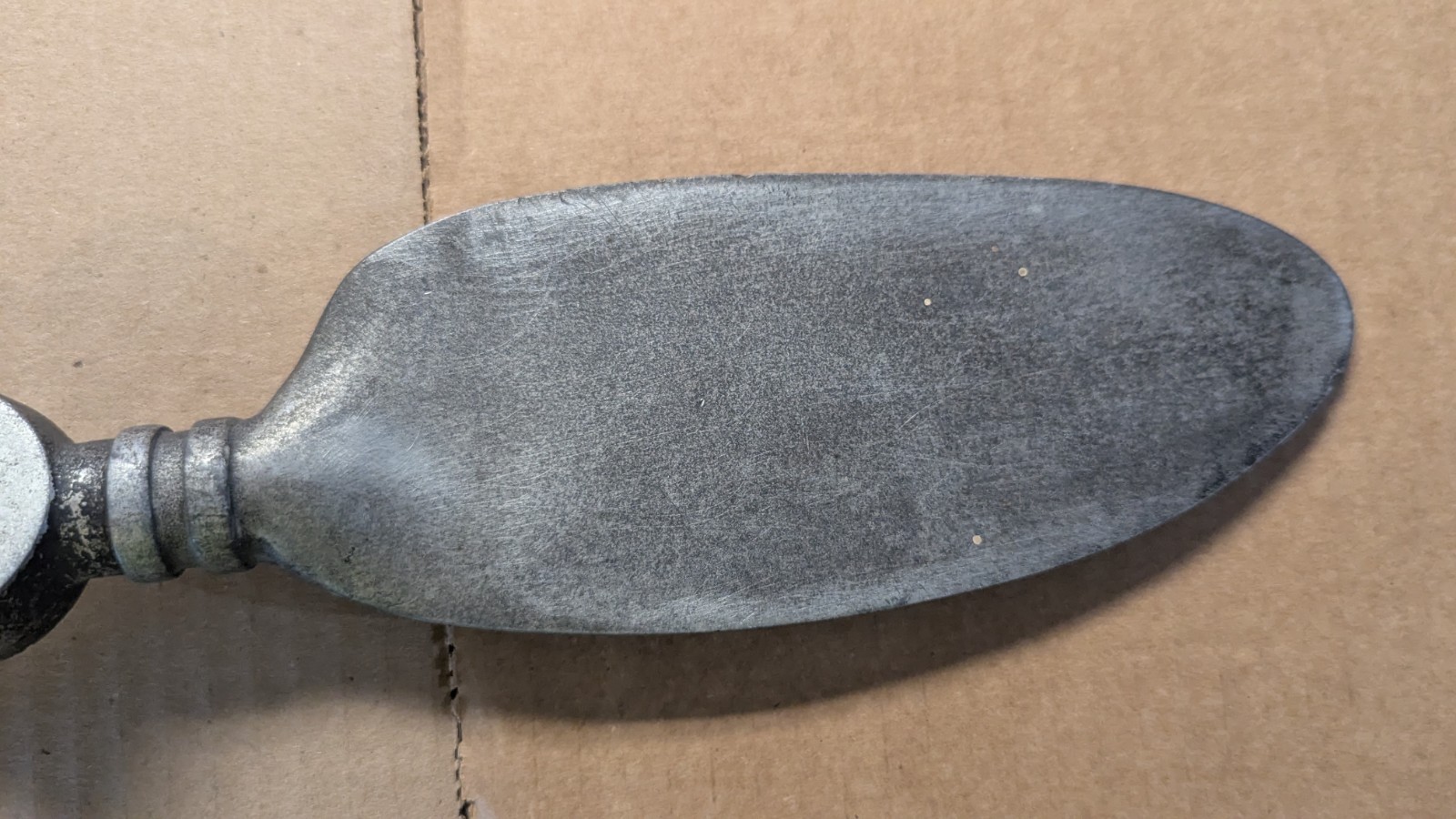 VINTAGE 20″ CAST ALUMINUM FAN BLADE MAN CAVE DECOR AIRPLANE PROPELLER STYLE