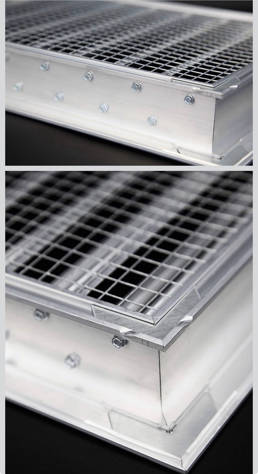 HVAC Premium 6 x 36 Aluminum Exterior Louver Vent Mesh Outer Dim 7.75 x 37.75