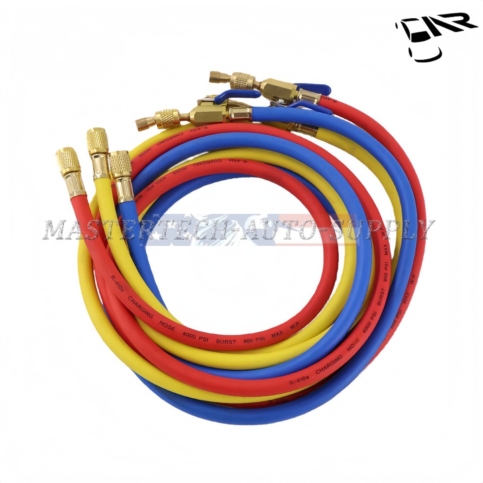 NEW 3Pack 29986 Plus II 1/4″ Hose with Compact Ball Valve 72″ for R-410A Refrige