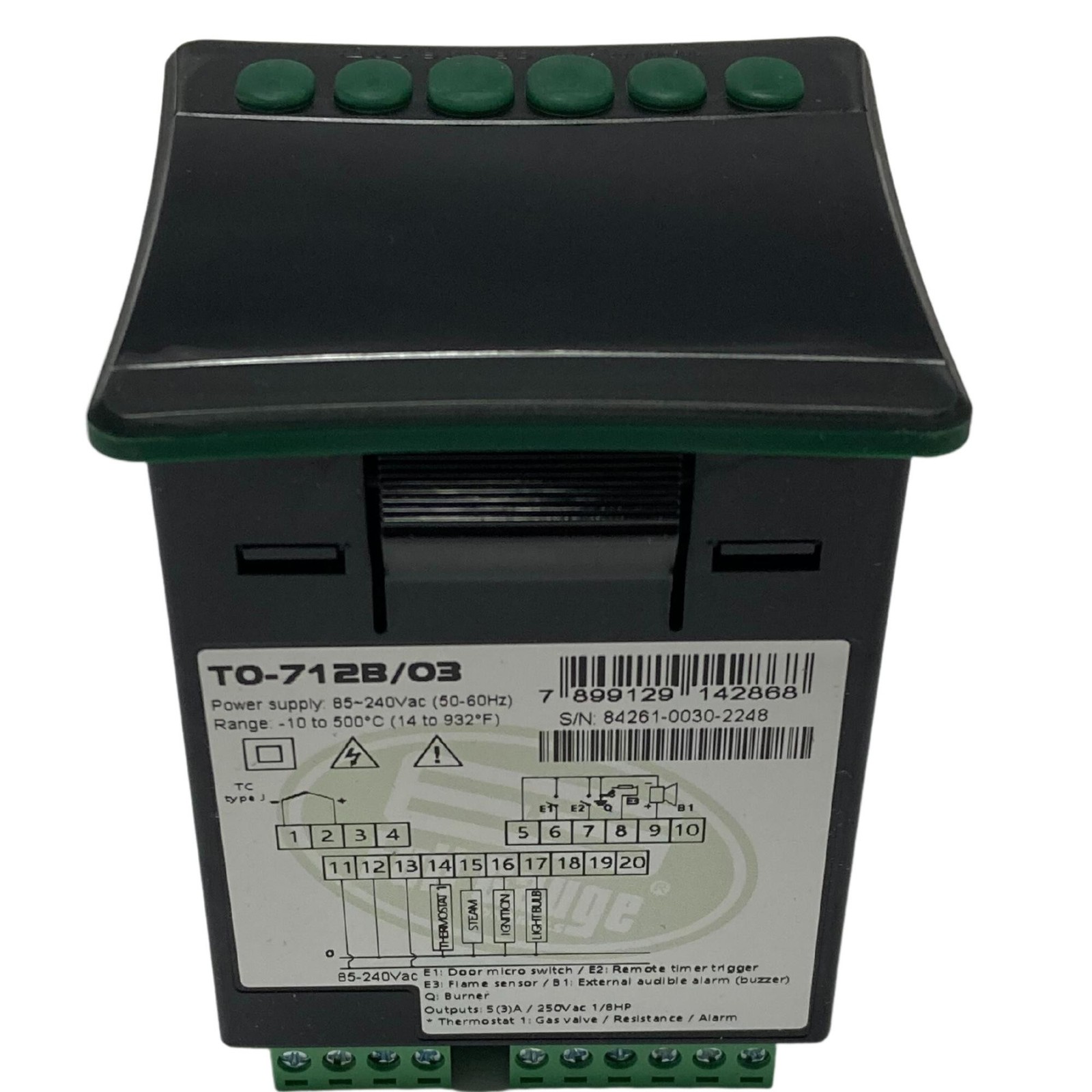 Full Gauge Oven Thermostat Timer 85-265V 50/60Hz Thermon for Gas, Electric or Wo