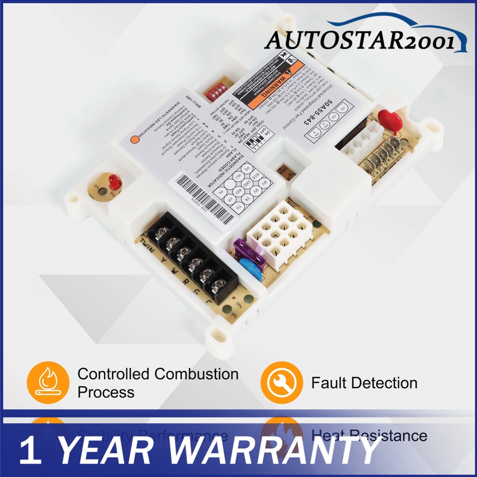 50A55-843 Fit For White Rodgers Lennox Integrated Furnace Control Board NEW