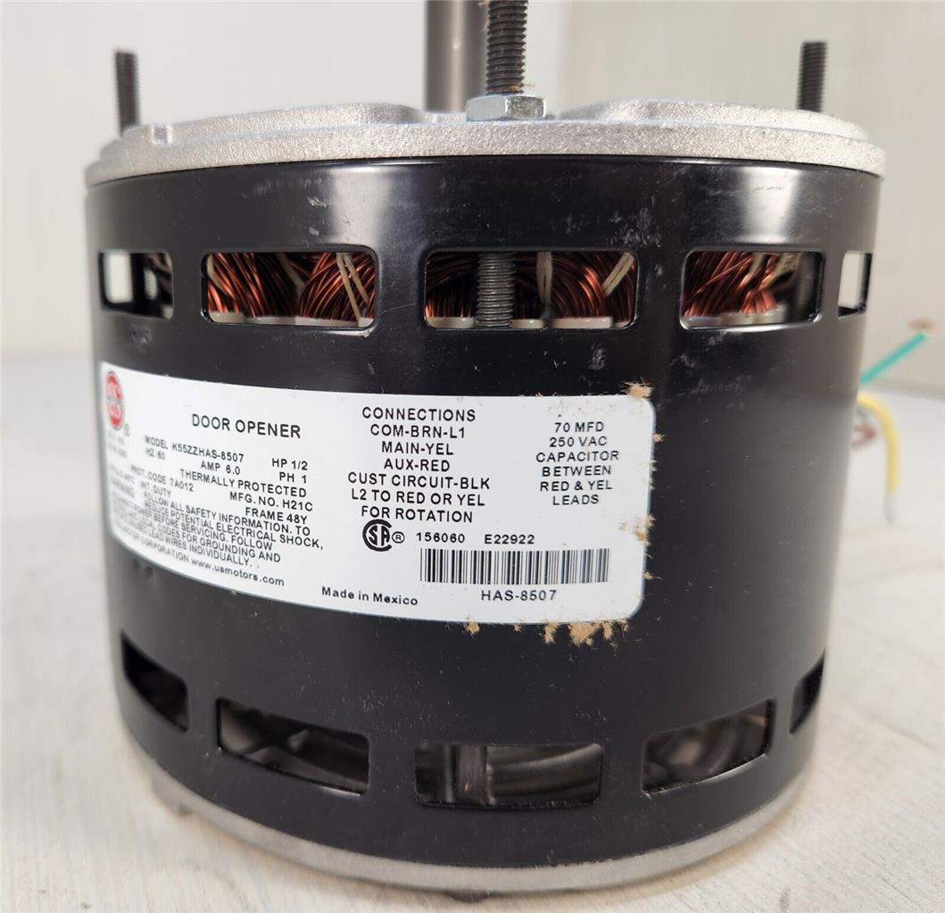 U.S. Motors Furnace Air Blower Motor 1/2 HP 115 V 1000 RPM 48Y Frame HVAC NEW