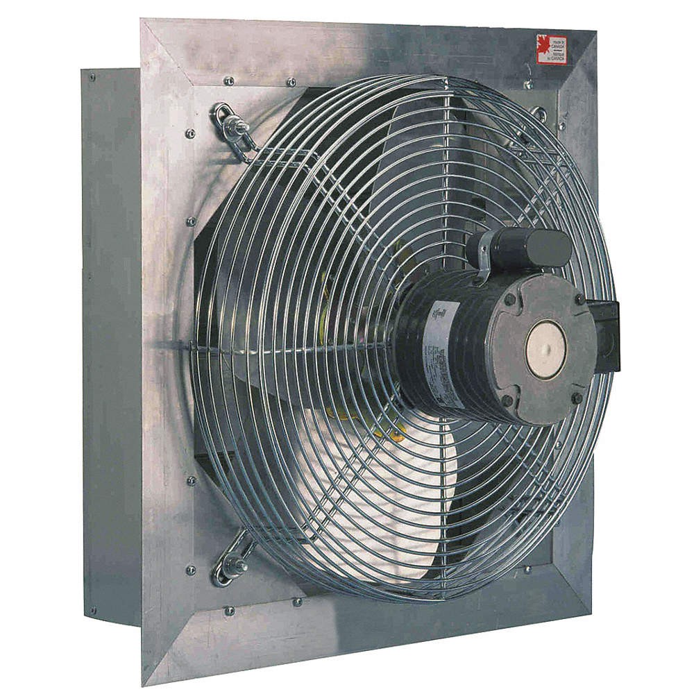 CANARM AX12-1VHE ShtMt ExhFn,12In Bl,Alum,115V 23N620