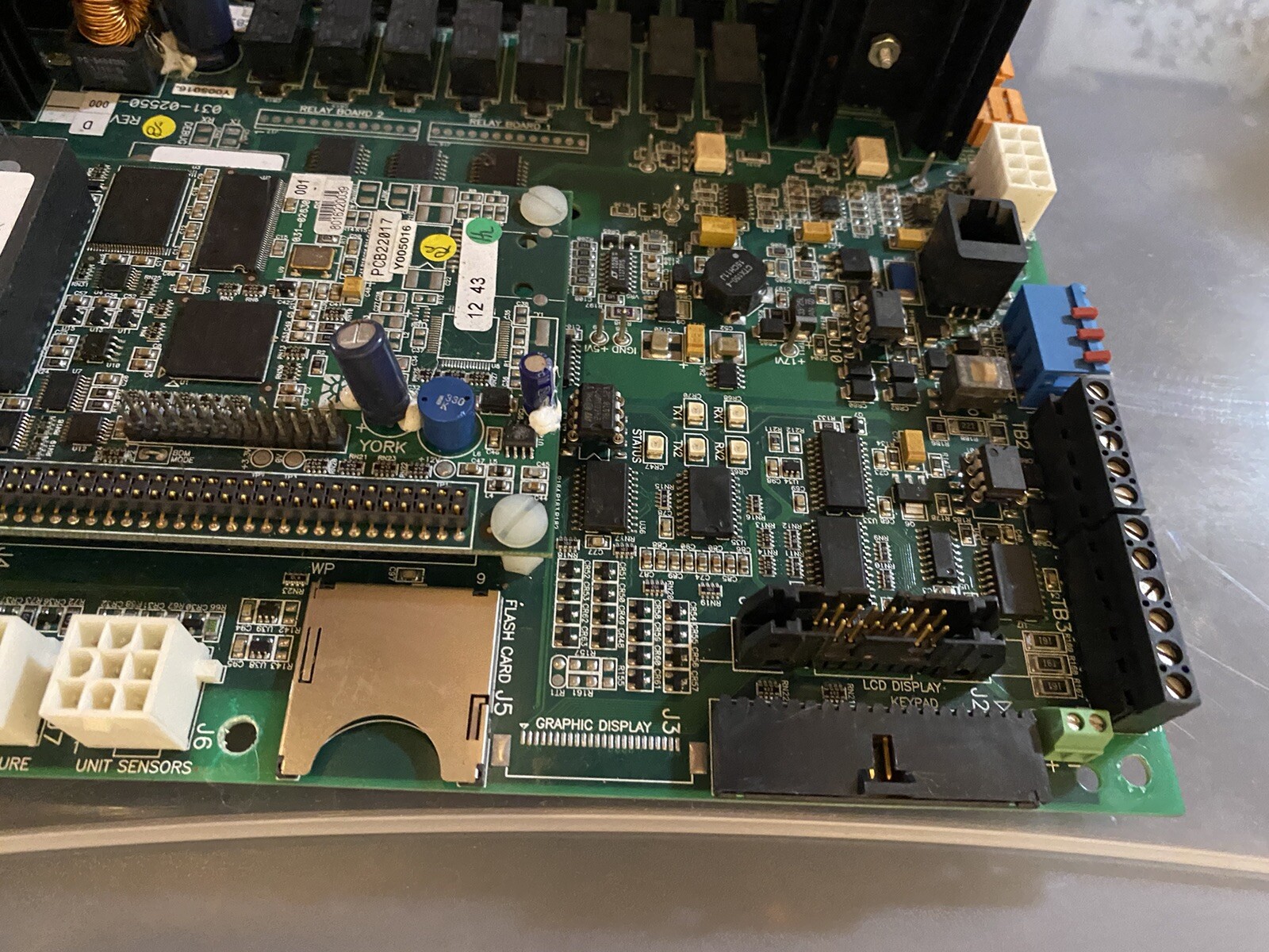 Parts or Repair York 031-02550-000 I/O Chiller Control Board