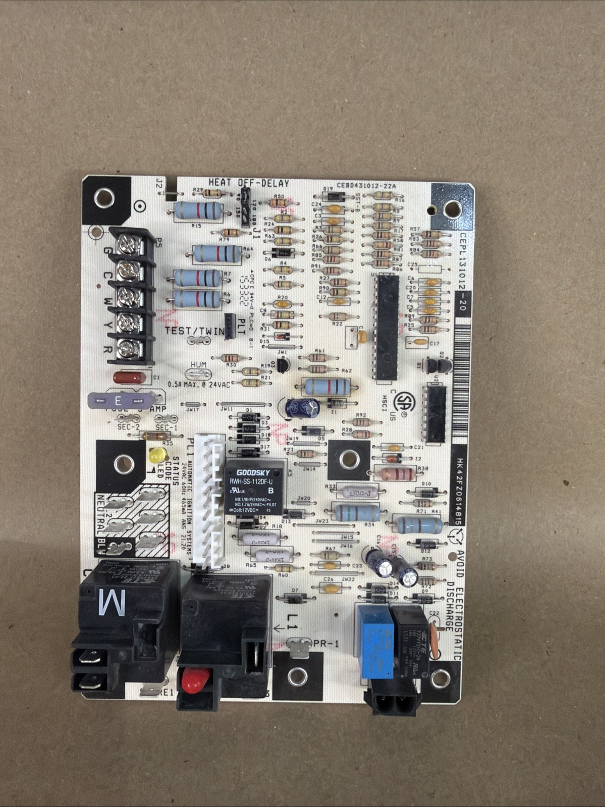 TESTED Carrier Bryant HK42FZ039 Furnace Control Board CEPL130934-02 (B2)