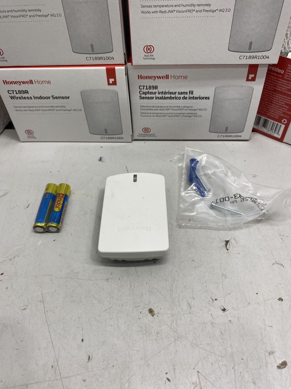 Honeywell Wireless Indoor Air Sensors C7189R/C7189R1004 Lot of 6