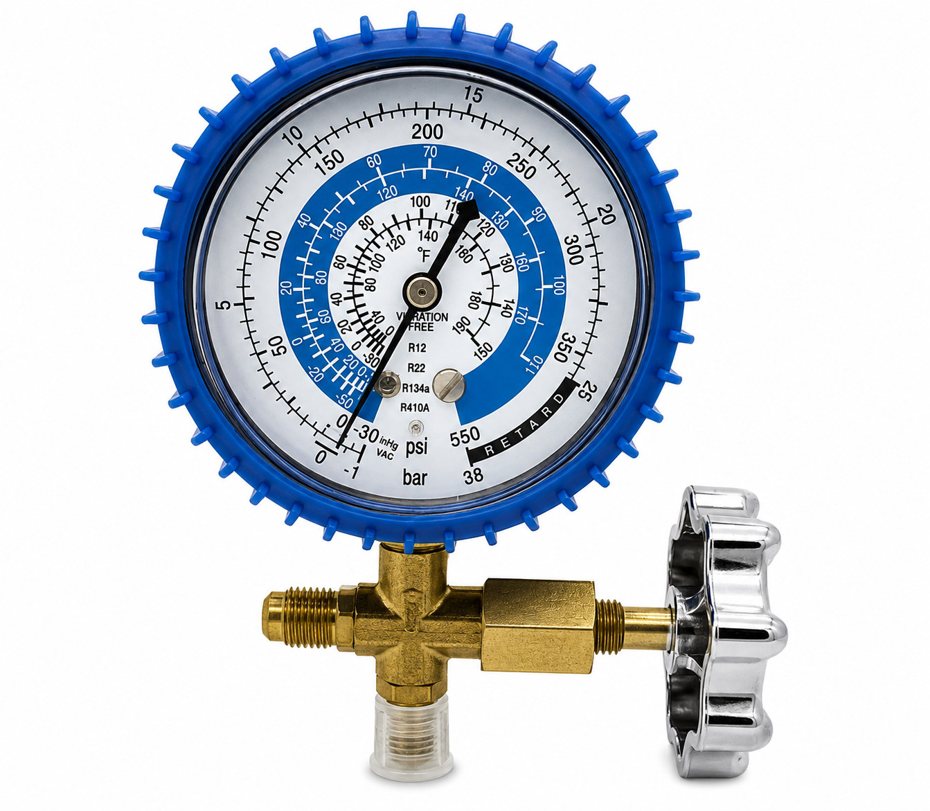R410A R22 R134A R12 Single Manifold Gauge HVAC AC Charging Tool