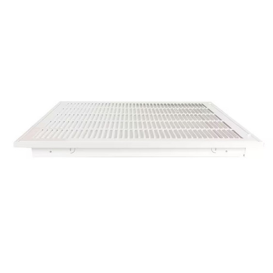 25×20 in. Steel Return Air Filter Grille HVAC Vent Cover White