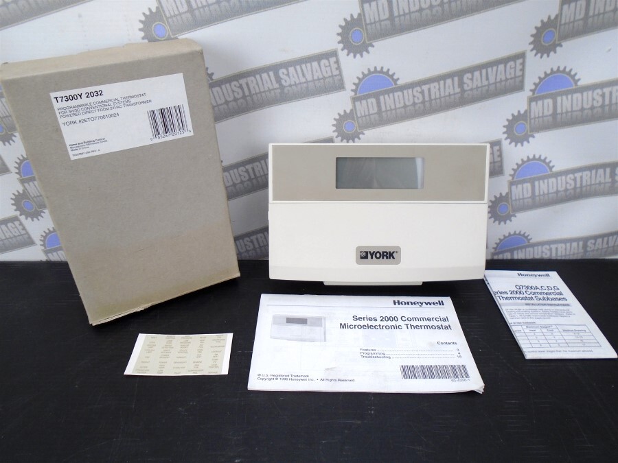 Honeywell Branded YORK T7300Y-2032 Programmable Commercial Thermostat for 3H/3C
