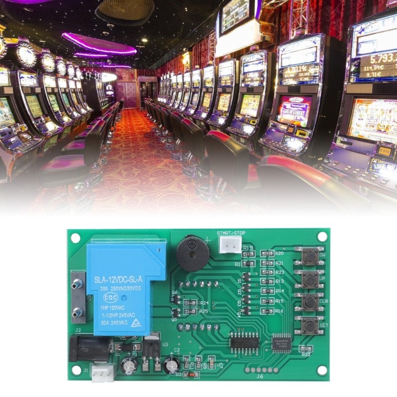 LED Display Timer Control Circuit Board 30V 250V Capacity For Automateds Systems