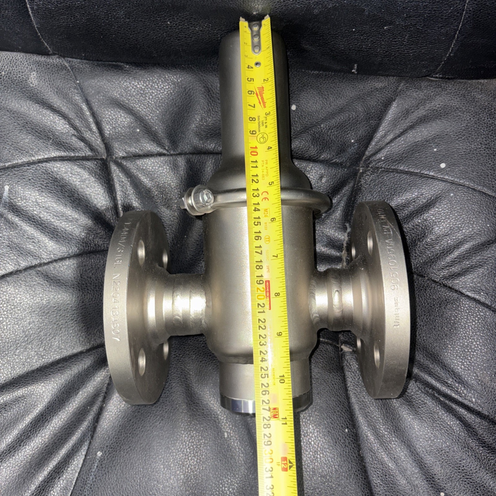 Krones 6564034A Pressure Reducing Valve DN40 PN40 Stainless Steel New 2025