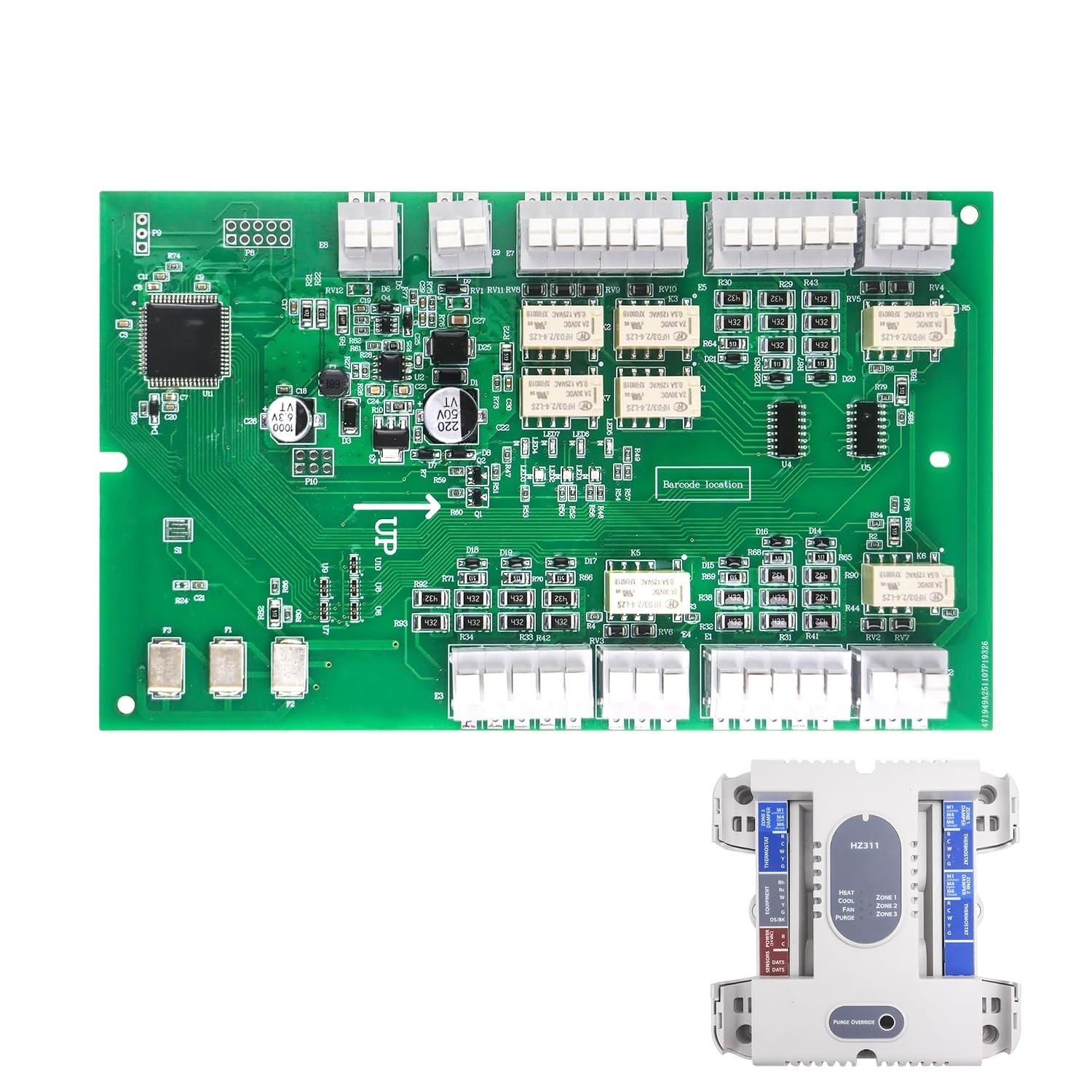 HZ311 Zone Control Board Replacement for Honeywell TrueZONE Panel – 24V HVAC 3-Z